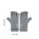 thumbnail image 3 of Guantes de terciopelo de medio dedo para mujer | Guantes de invierno cálidos para exteriores con pantalla táctil | Tejido suave y desliso que protege del frío | Elegantes guantes rosas, grises y, 3 of 6