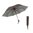 thumbnail image 1 of Sombrilla Paraguas Automática Mango Tipo Madera 53 cm cafe, 1 of 10