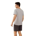 thumbnail image 3 of Men's short-sleeved short pants casual fashion suitable for wearing outside, home wear set, 3 of 5