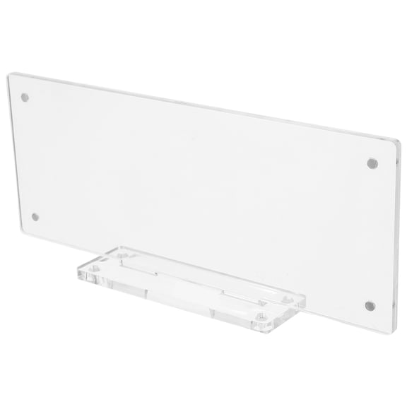 WORGEOUS Double-Sided Clear Acrylic Door Sign Holder, Professional Office Sign Plate for Business and Office Door Display