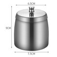thumbnail image 7 of Cheers US Outdoor Cigarette Ashtray with Lid Smokeless Stainless Steel Ash Trays Covered Windproof Smell Proof Ashtrays for Outside Patio Home Odorless Office Tabletop, 7 of 7