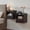 Espresso, variant on Modern Fluted Floating Nightstand Wall Mounted - Bedside Table with Storage Drawer & Display Shelf, Minimalist Bedroom Furniture for Studio Apartments(Espresso)