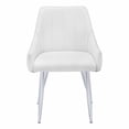 thumbnail image 4 of Monarch Specialties Dining Chair, Set Of 2, Side, Upholstered, Kitchen, Dining Room, PU, Metal, 4 of 10