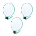 thumbnail image 3 of TISHITA Folding Handheld Double Mirror Makeup Magnifying Mirror 2X 2X Magnifying, 3 of 8