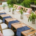thumbnail image 3 of Nautical Compass Cloth Napkins, Navy Blue Striped Coastal Compass Washable and Reusable Dinner Napkins Set of 8, Table Napkin for Kitchen Party Birthday Wedding Hotel Housewarming 20"x20", 3 of 8