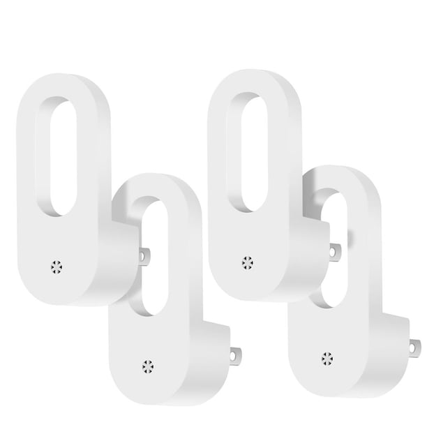 Luces Led De Noche Control De Luz Inteligente Encendido/Apagado Automático Luz Led De Pared Para Mesita De Noche Armario Cocina Escaleras Baño Pasillo Enchufe De Ee. Uu. 4 Uds. Kearding HA012837-00