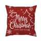 thumbnail image 2 of Funda de almohada navideña de 45 x 45 cm | Tejido de felpa corta supersuave | Diseños festivos de temporada para sofá cama | Cierre de cremallera oculta | 45 x 45 cm, 2 of 5