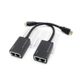 thumbnail image 2 of Extensor De Cable De Conector De Adaptador De Red Doble Hd Video Hdmi Extender Monstrate EL010039-00, 2 of 6