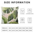 thumbnail image 5 of Nawypu Summer Tropical Throw Pillow Cover Palm Green Leaves Pillow Covers Modern Home Art Decor Set of  Tropical Banana Outdoors Decorative Pillowcase for Sofa Bed Couch, 5 of 5