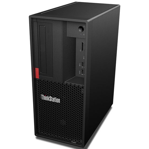 Restored Windows 11 Pro Computer Tower Lenovo P330 | Hexa-Core i7-8700 CPU | 32GB RAM | 1TB SSD | Home or Office PC (Refurbished)