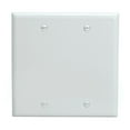 thumbnail image 2 of Cmple - [5 Pack] Dual Gang Blank Wall Plate, White 2 Gang Wallplate Cover, Face Plate Bracket Blank Filler, Standard Size No Device Wall Plate with Screws, 2 of 3