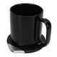 thumbnail image 3 of Calentador de tazas eléctrico, cargador inalámbrico negro para teléfono, resistente al agua, calentador de tazas con reconocimiento inteligente, cargador de teléfono de 100 a 240V, enchufe europeo, 3 of 5