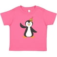 thumbnail image 3 of Inktastic Cute Penguin, Baby Penguin, Penguin with Party Hat Boys or Girls Baby T-Shirt, 3 of 5