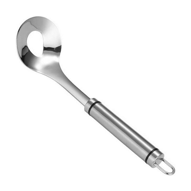 Ikeay Hand Press Meatball Maker, Utensil Spoon Meat Hole Meatball Leakage with Elliptical Kitchen Maker Kitchen, Dining Bar, Cooking Set