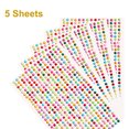 thumbnail image 3 of Uxcell 5 Hojas/2250pcs Stickers de Rhinestone Adhesivos Autoadhesivos Gemas Acrílicas de 3mm para Decoración de Uñas, Manualidades, Ropa, DIY y Maquillaje, Multicolor, 3 of 6