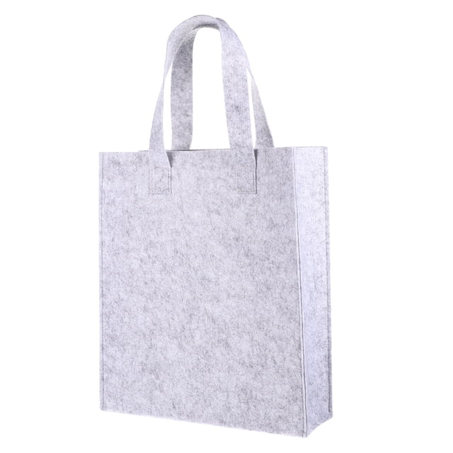 1pc Shopping Bag Felt Handbag Storage Bag Handheld Pouch Simple Storage Bag