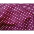 thumbnail image 5 of oneOone Silk Tabby Dark Magenta Fabric Polka Craft Projects Decor Fabric Printed By The Yard 42 Inch Wide, 5 of 5