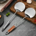 thumbnail image 4 of Easy to Use Spatula with Wide Turner Head Convenient Stainless Steel Griddles Spatula with Wood Handle for Easy Flipping, 4 of 12