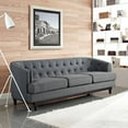 thumbnail image 4 of Modway Coast Upholstered Sofa with Wood Legs, Mult, 4 of 5