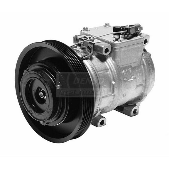 Denso 471-1186 New Compressor with Clutch Fits select: 1990-1993 HONDA ACCORD