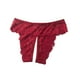 thumbnail image 2 of Gibobby Bragas Bikini Elásticas Ropa interior mujer Bragas encaje sexy Estiramiento Hipster Calzoncillos Ropa interior Señora Ropa interior （Rojo，3XL), 2 of 5