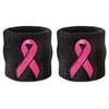 Suddora Black Breast Cancer Wristband Pair.