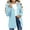Blue, variant on Kids Girls Teen Rain Jacket Raincoat Parka 𝖶aterproof Windproof Lightweight Zip Up Hooded Fall Outerwear Rainwear Spring Windbreaker Autumn Durable Comfortable
