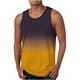 thumbnail image 1 of Summer Refreshing And Fashionable New Gradient Color 3D Printed Tank Top T-shirtXL, 1 of 5