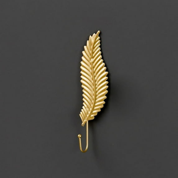 Gold Decorative Wall Hooks – Gold Hooks for Hanging Keys, Hats and Jewelry | Gold Wall Hooks | Wall Hooks Decorative | Decorative Hooks Modern Key Holder
