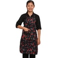thumbnail image 6 of Joernso Adjustable Halter Stripe Plaid Pepper Home Kitchen Cooking Baking Barbecue Apron, 6 of 7