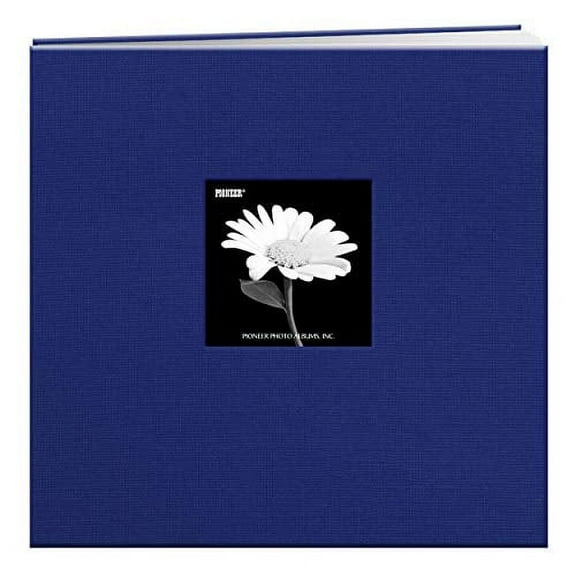 Pioneer Book Cloth Cover Post Bound Album 12"X12"-Cobalt Blue