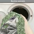 thumbnail image 2 of Plant Watercolor Dog Crate Cover, Close up Scene of Graphic Monstera Leaves, Easy to Use Pet Kennel Cover Small Dogs Puppies Kittens, 7 Sizes, Reseda Green Multicolor, by Ambesonne, 2 of 6