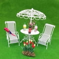 thumbnail image 3 of Muebles de Lounge Zulema 1:12 sombrilla blanco, 3 of 8