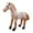 D, variant on Lifelike Realistic Stuffed Animal Pinto Horse Plush Toy - Standing Pose for Creative Pretend Play, Ideal Gift for Kids 3+ Years, Farm Animal Collection Toy