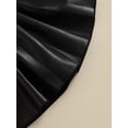 thumbnail image 6 of Kiapeise Pu Leather Skirts for Toddler Baby Girls Faux Leather Pleated Skirts Casual Mini Skirts, 6 of 8