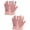 Two - Pink, variant on Gustave 4 Pairs Women's Suede Touchscreen Gloves Winter Warm Thermal Gloves Soft Fleece Lining Gloves for Cold Weather Outdoor Driving Ski