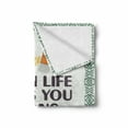 thumbnail image 2 of Tequila Soft Flannel Fleece Throw Blanket, Mexican Themed Poster Design with Drinking Words and Elements, Cozy Plush for Indoor and Outdoor Use, 50" x 60", Multicolor, by Ambesonne, 2 of 6