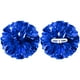 thumbnail image 1 of Uxcell 2 Pcs Pompones de Animación Metálicos de 12" con Anillos de Mango para Baile Azul, 1 of 6