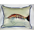 thumbnail image 4 of Betsy Drake HJ395 16 x 20 in. Betsys Shrimp Large Indoor & Outdoor Pillow, 4 of 4