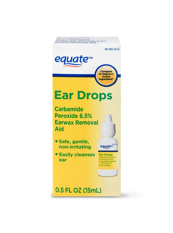 Equate ear drops in Equate Ear Care
