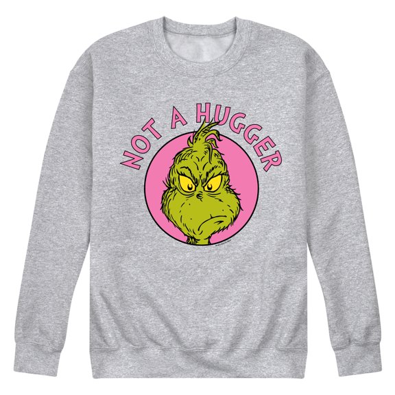 The Grinch - Not A Hugger - Men's Crew Fleece Sweatshirt