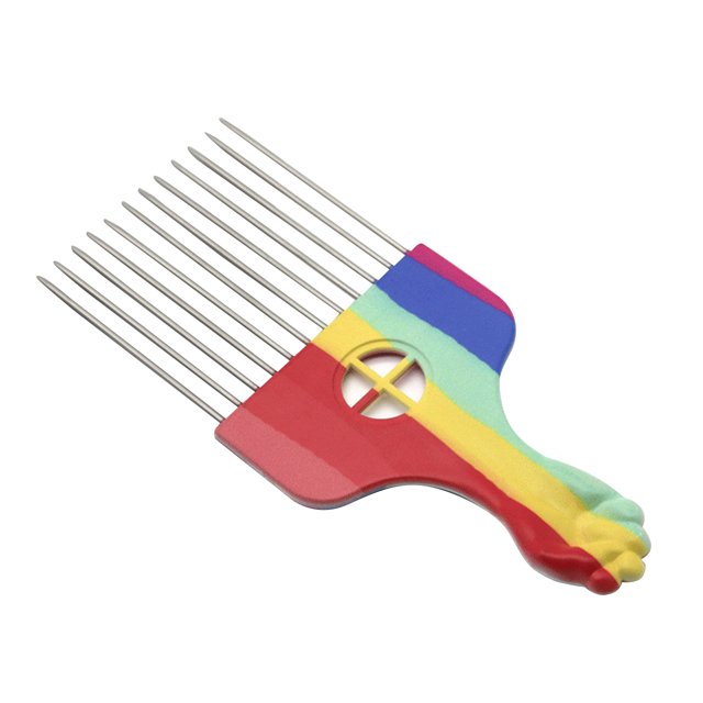 Barber Metal Afro Comb African American Pick Comb Hair Brush Hairdressing Styling Tool