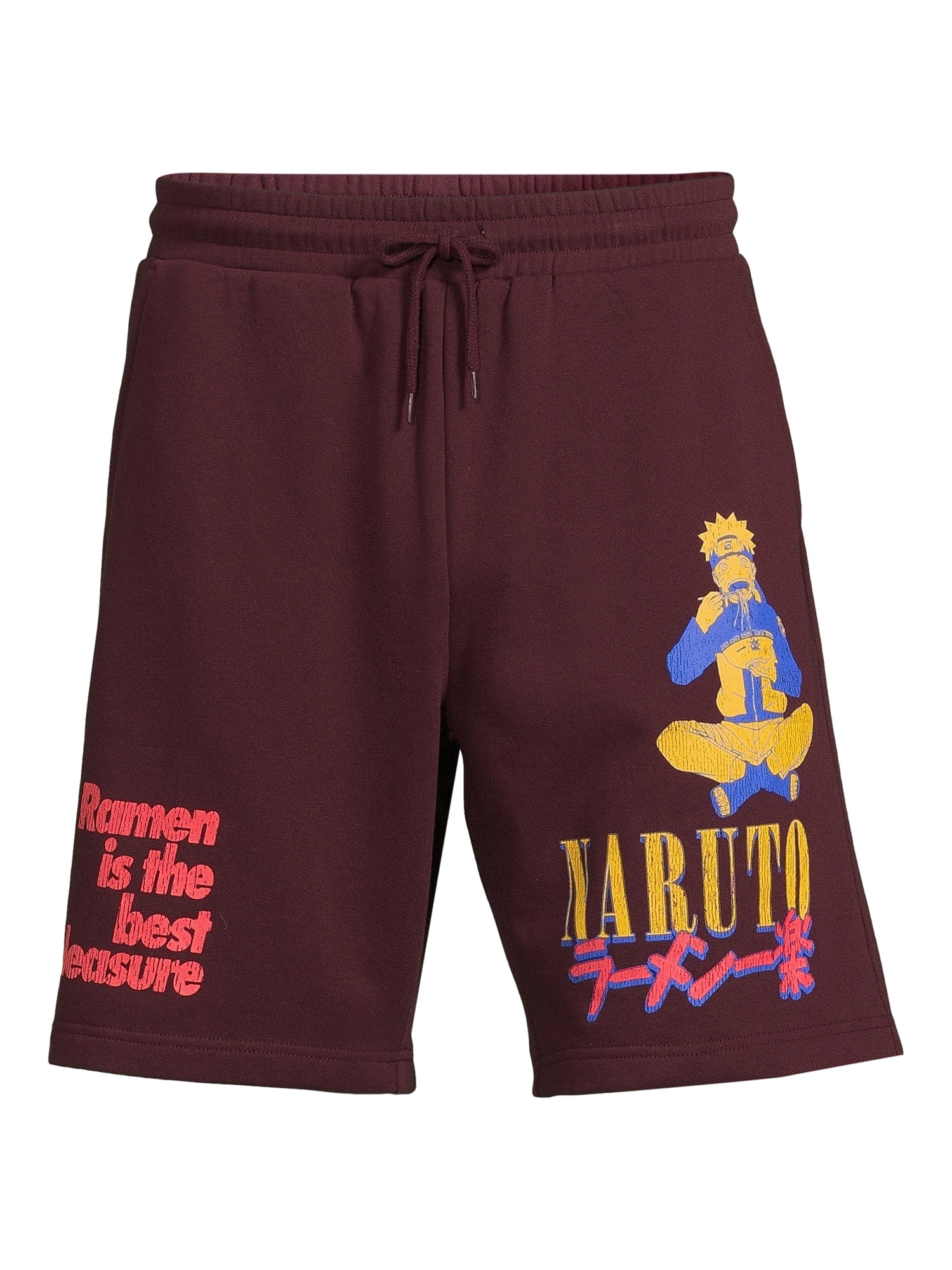 Naruto Shippuden Men's & Big Men's Jogger Shorts, Sizes S-3XL