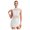 Ivory, variant on iefiel Women's Lyrical Dance Dress Rhinestone Applique Sleeveless Mesh Ruched Contemporary Dancewear Red S