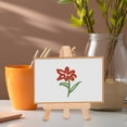 thumbnail image 3 of EeaseCA 1pc Small Tabletop Wood Display Artist A-Frame Easel Photo Frame Bracket Photo Painting Triangle Easel(9 x 15cm), 3 of 9