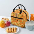 thumbnail image 4 of HUIACONG Capybara Orange Design Front Pocket Lunch Bag for Daily Use Travel, Comfortable Hand Feel Rugged Lunch Insulated Bag, 4 of 10