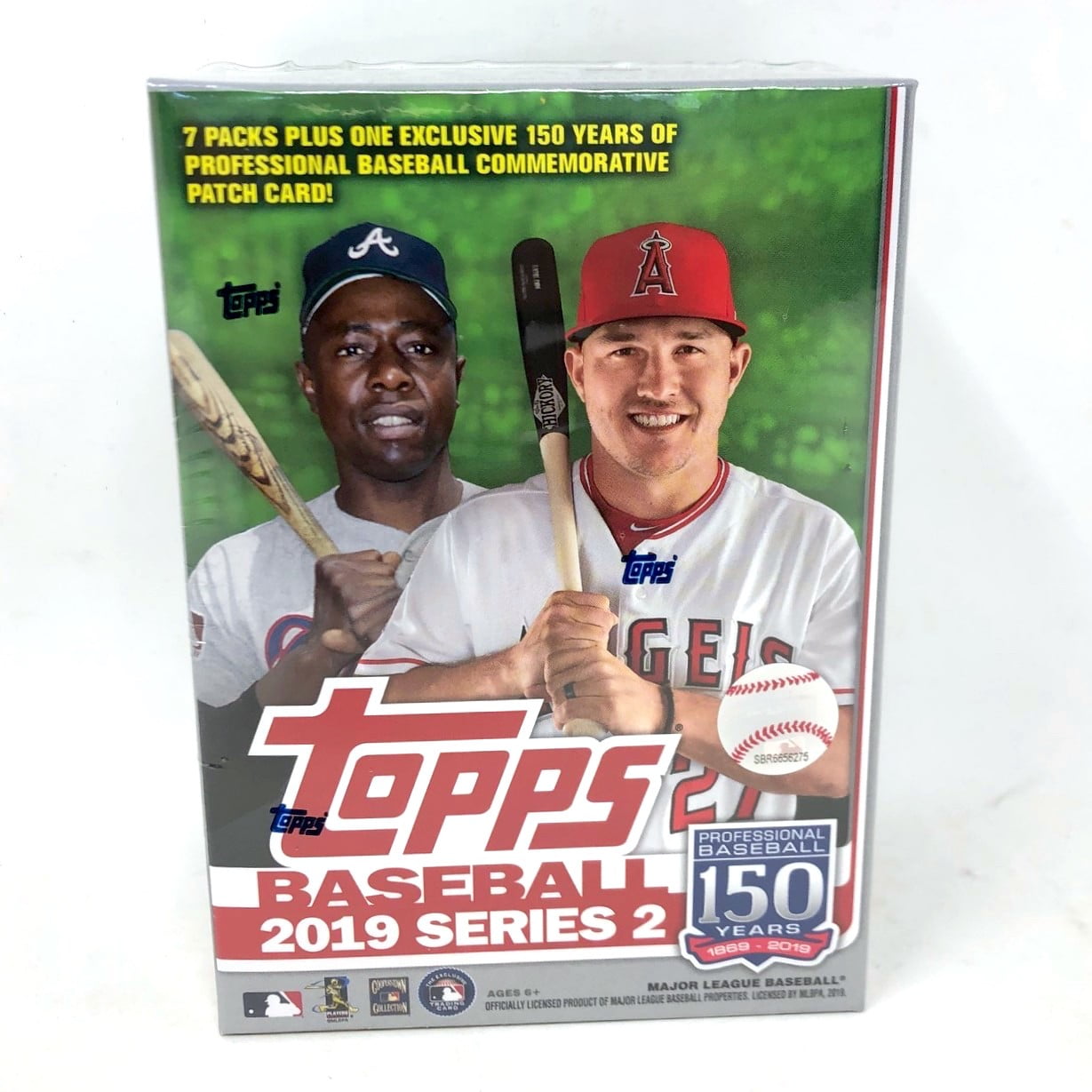 Topps 2019 Series 2 MLB Baseball Relic Box - Retail - Walmart.com