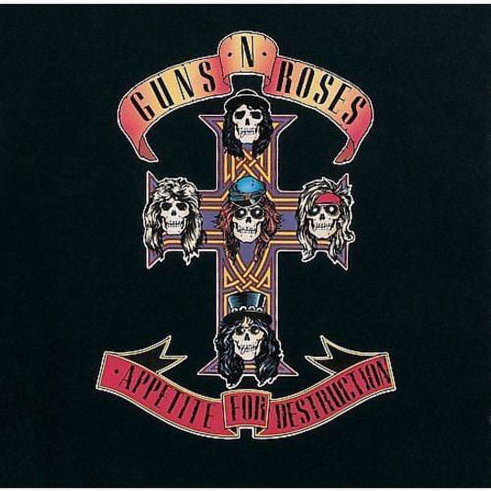 欧LP Guns N Roses Appetite For Destruction 00720642414811 Geffen Records, Uzi  /00260 Guns N' Roses - Appetite For Destruction[LP] - Amazon.com Music