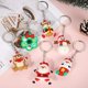 thumbnail image 4 of LLavero de Papá Noel de Navidad, muñeco de nieve, campana, bolsa, llavero de coche, accesorio, regalo de Festival, 4 of 4