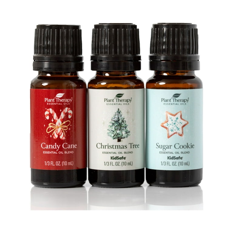 Plant Therapy Christmas Traditions Holiday Essential Oil Blends, Set of 3,  100% Pure, Undiluted, Natural Aromatherapy, Therapeutic Grade 10 mL (1/3  oz) 